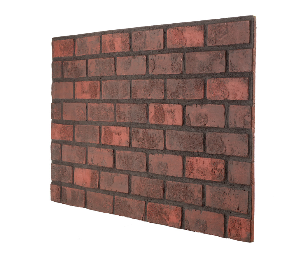 Rustic Brick Standard - Dark Red Dark Grout